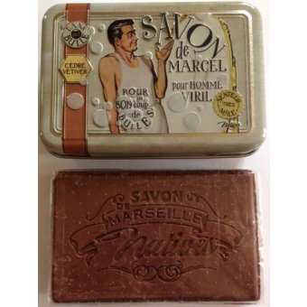 La boite et son savon - Savon de Marcel - lamaisonneedines