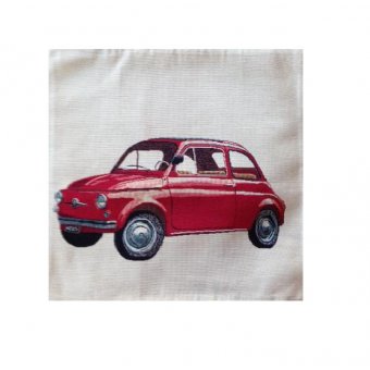 Housse de coussin - Fiat 500  - lamaisonneedines