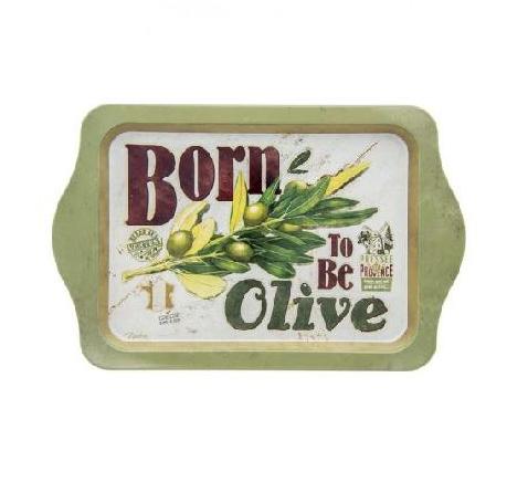 Petit plateau métal - Born to be olive